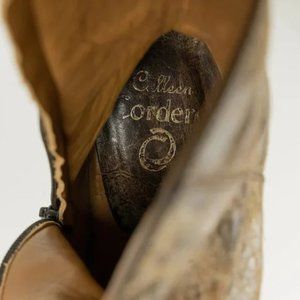 Colleen Cordero Tiba Tall Art Studded Leather Boots